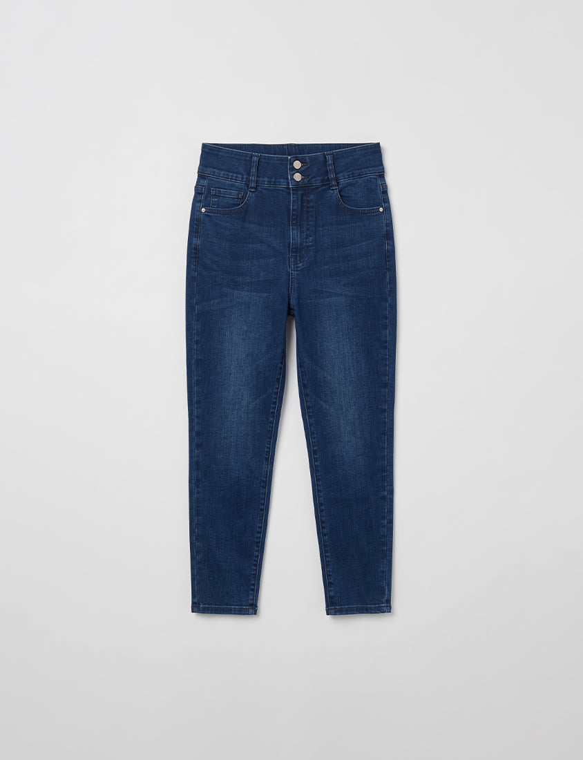 Push-Up High Waist Tummy-Control Plus Size Jeans
