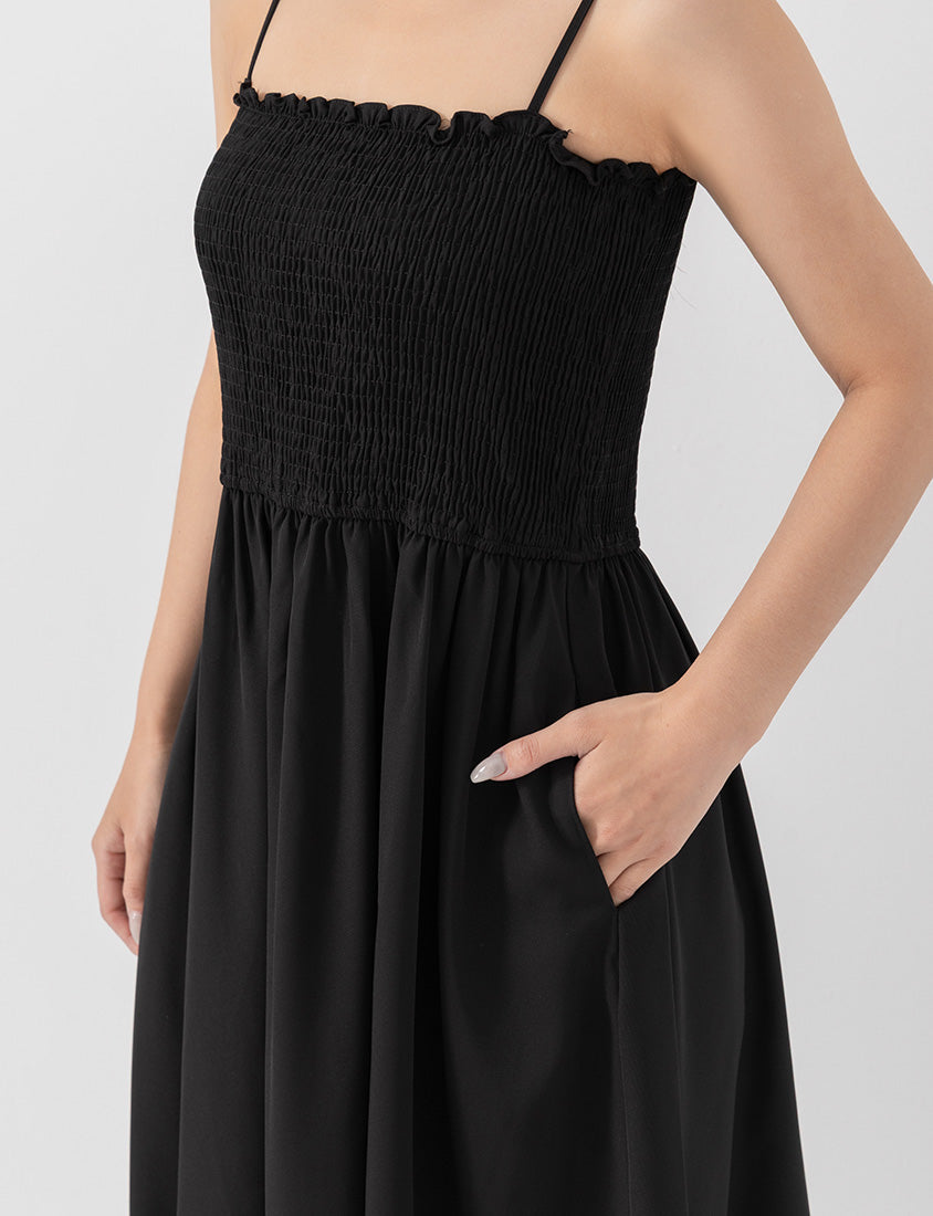 Versatile Adjustable Strap Plus Size Maxi Dress