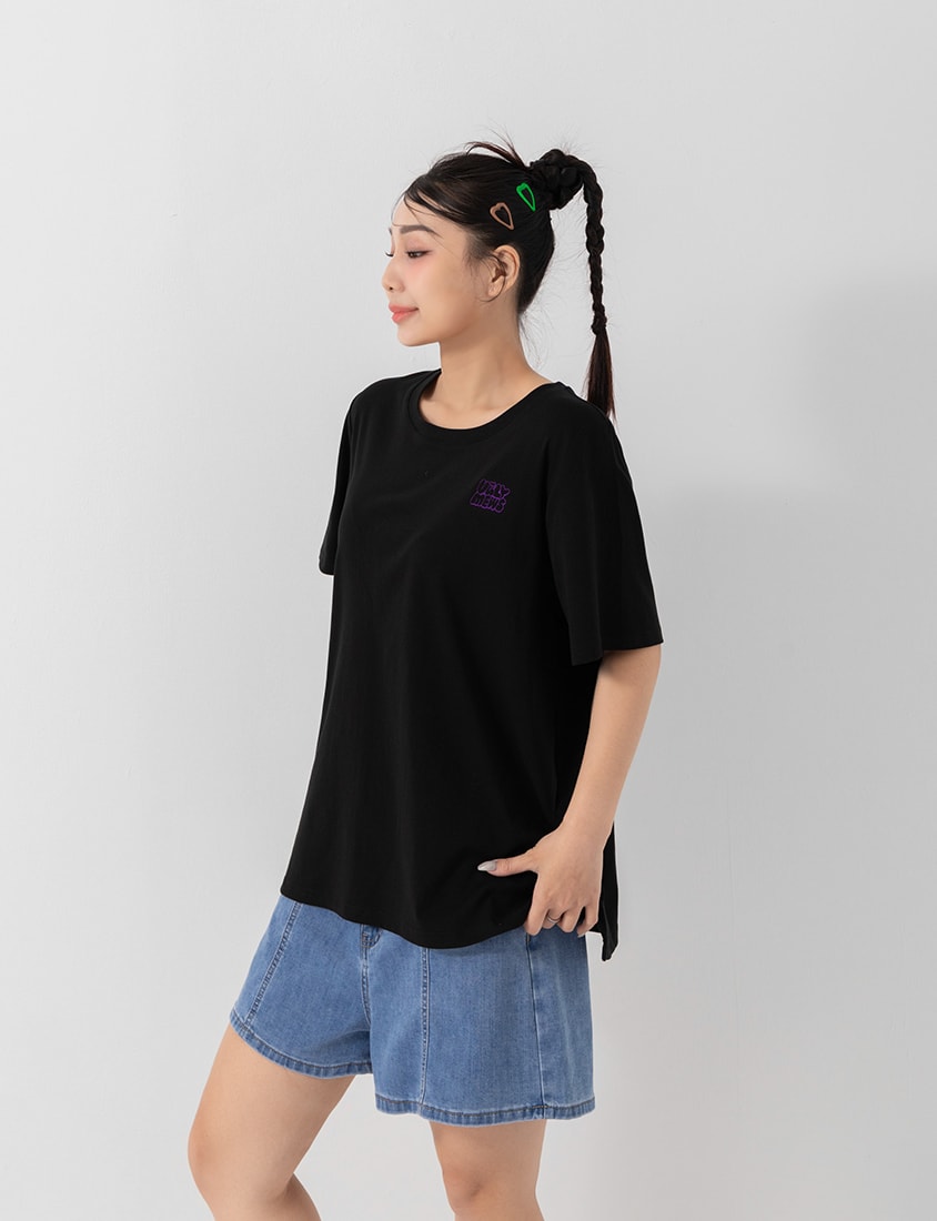 Poly Lulu x UGLY MEWS Collab Oversized Tee
