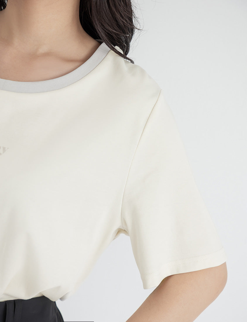 Instant Cooling Flocked Oversized Plus Size Tee
