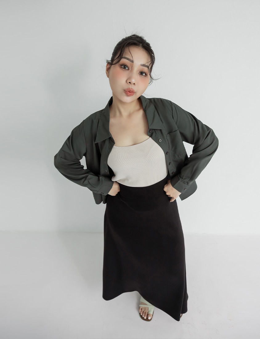 Instant Icy Cooling Cropped Sun Protection Plus Size Shirt
