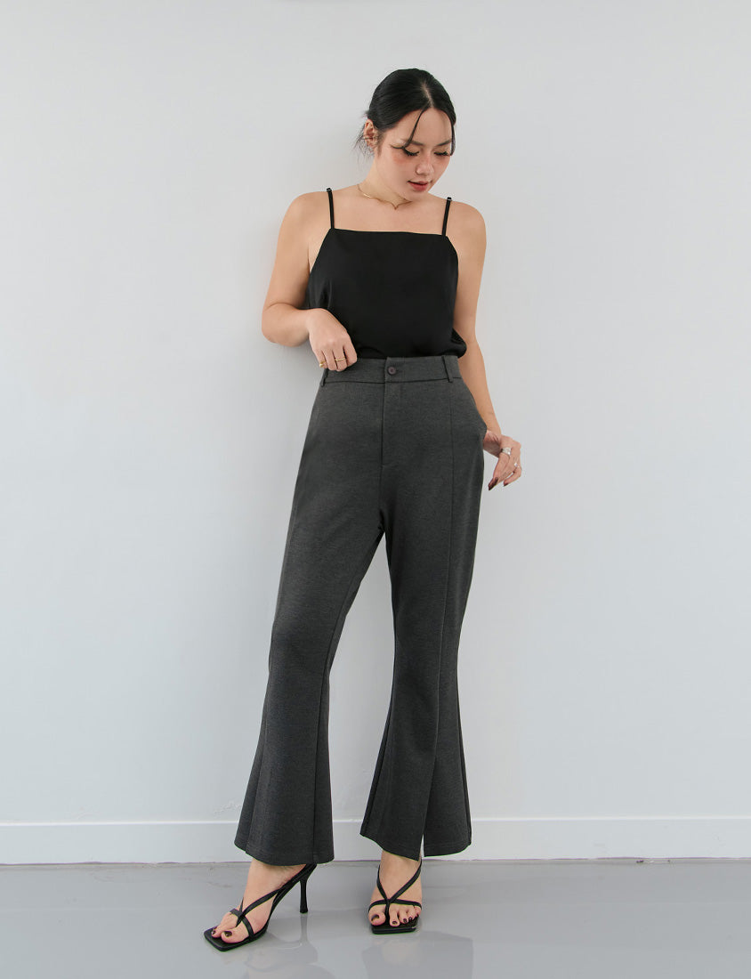 MISS. Standard Perfect Fit Slit Plus Size Flare Tailored Pants