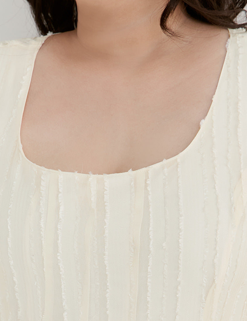 Apple-Shaped Friendly! Perfect Fit Jacquard Elegant Plus Size Maxi Dress
