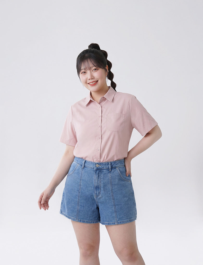 Instant Cooling Short Sleeve Plus Size Shirt