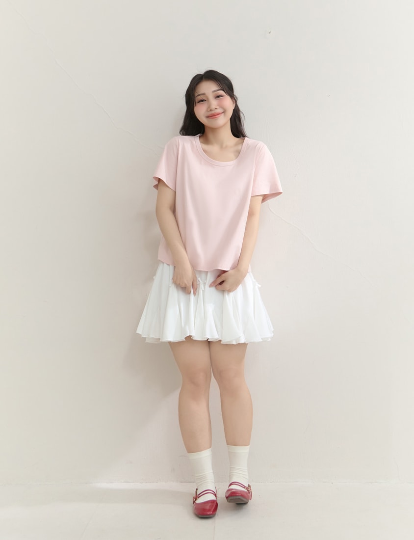 Upgraded 2.0! U-Neck Plus Size Slim Tee