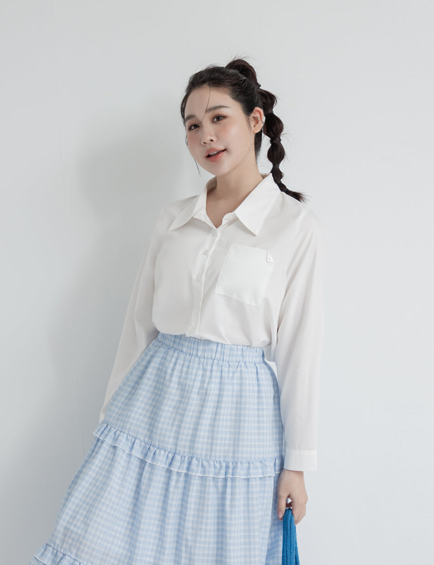 Instant Icy Cooling Cropped Sun Protection Plus Size Shirt