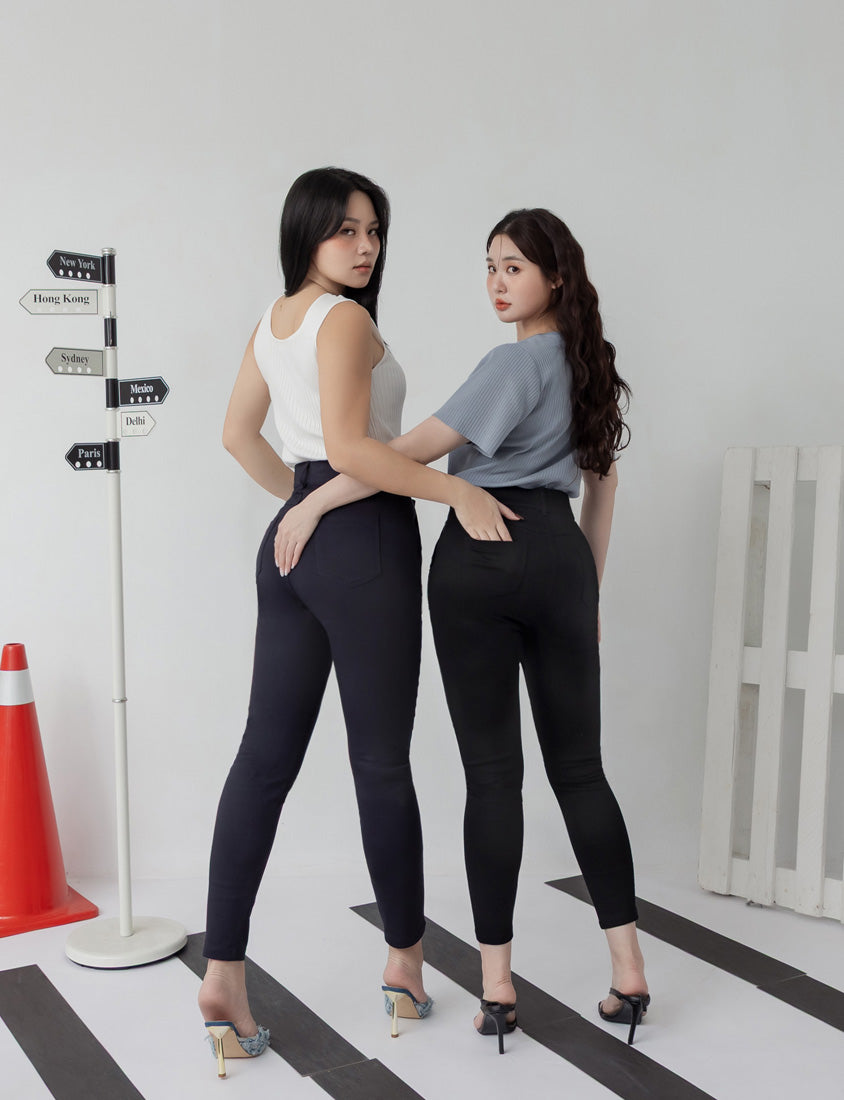Tummy-Flattering Plus Size Slimming Pants  2.0 (Long)