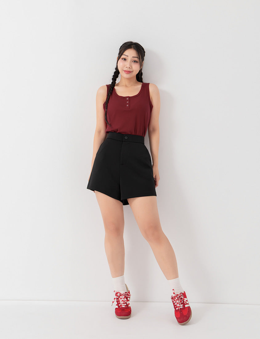 Pear-Shaped Friendly! Perfect Fit Structured Cloud Cotton Plus Size Shorts