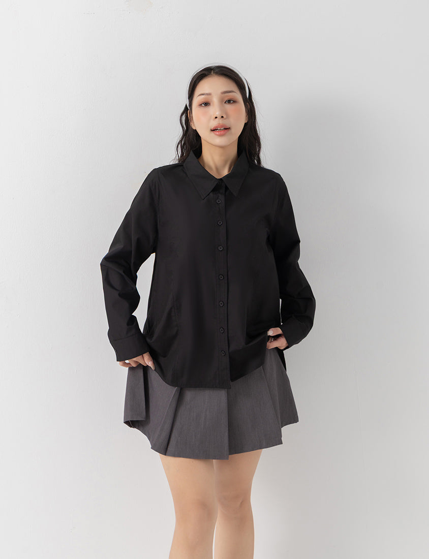 Pear-Shaped Friendly! Perfect Fit Seamed Versatile Plus Size Shirt