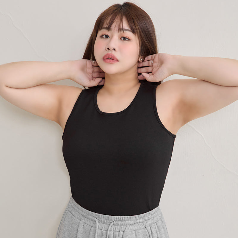 Silky Tencel Cooling Cloud Cotton Plus Size Tank Top