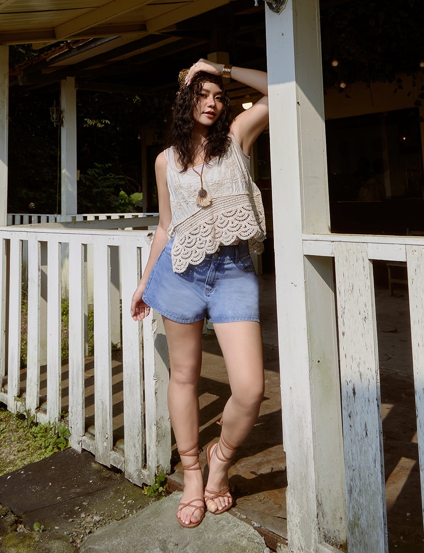 Bohemian Crochet Layering Plus Size Vest