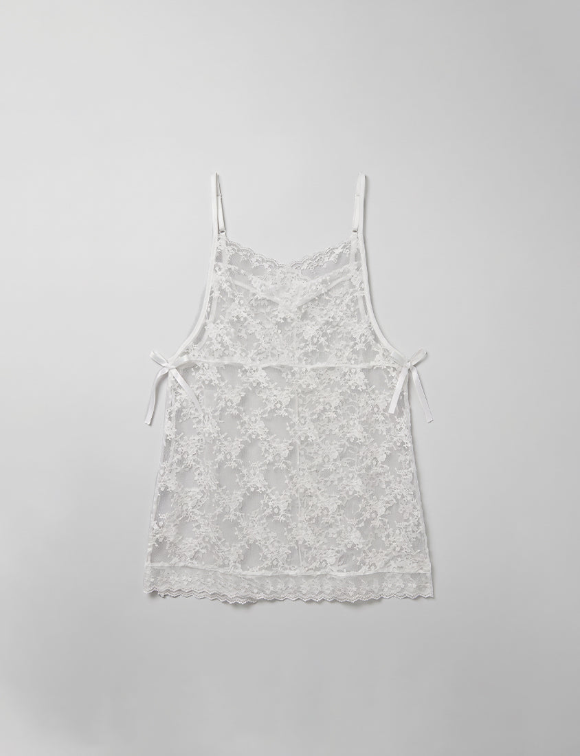 MISS. Lace Embroidered Side-Tie Layering Plus Size Vest
