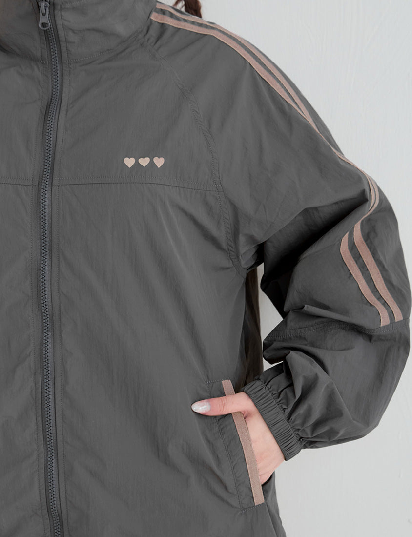 Instant Icy Cooling Contrast Sport Plus Size Jacket