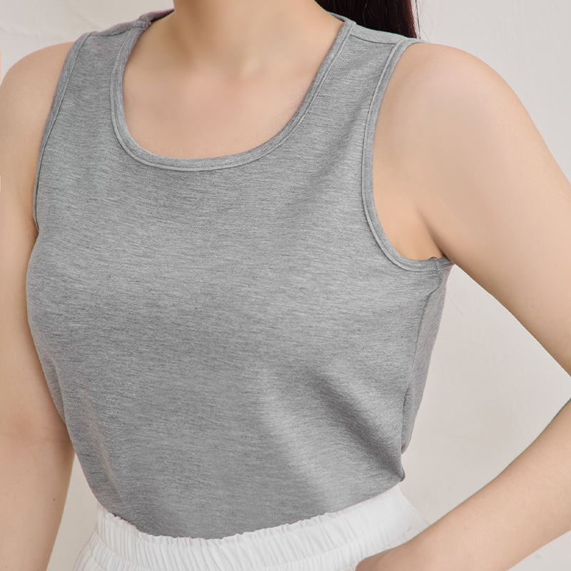 Silky Tencel Cooling Cloud Cotton Plus Size Tank Top