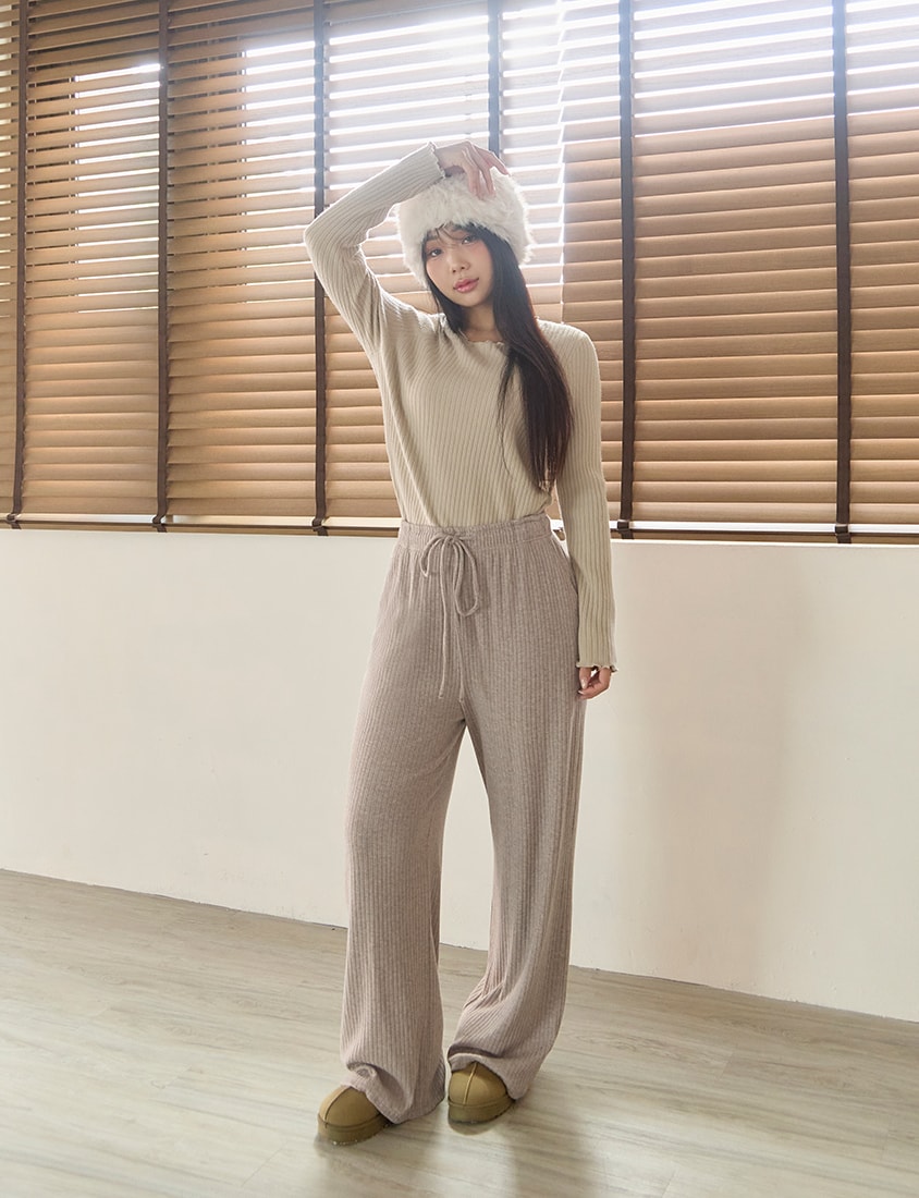 Mochi-Soft Slimming Cashmere Plus Size Long Pants
