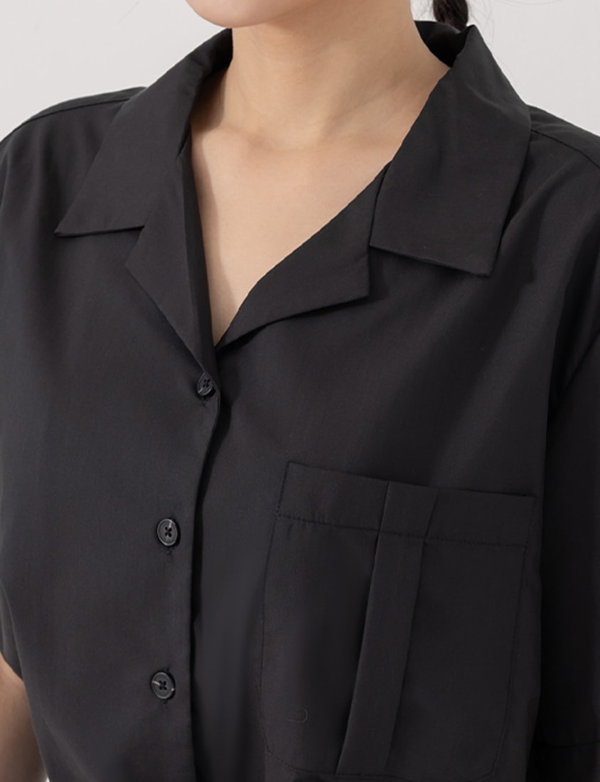 Instant Cooling Cuban Collar Oversized Sun Protection Plus Size Shirt