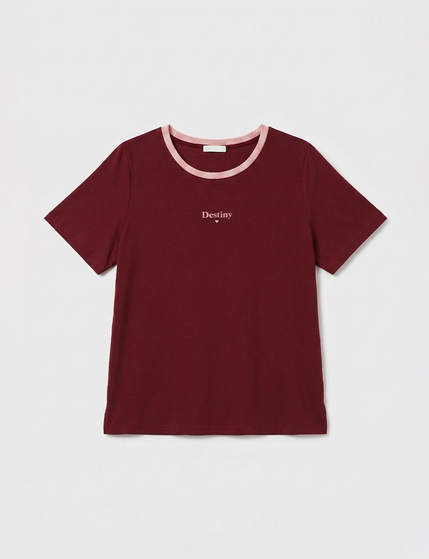 Instant Cooling Flocked Oversized Plus Size Tee