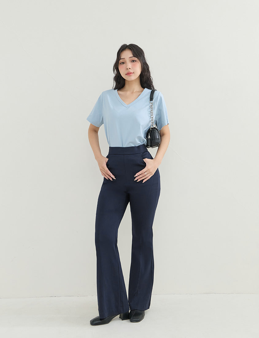 Hip-Lifting Stretch Plus Size Flared Pants