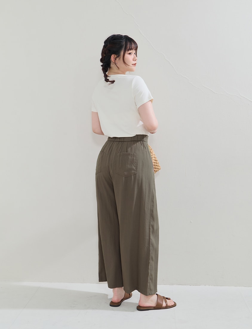 Half-Placket Shell Button Stretch Plus Size Top