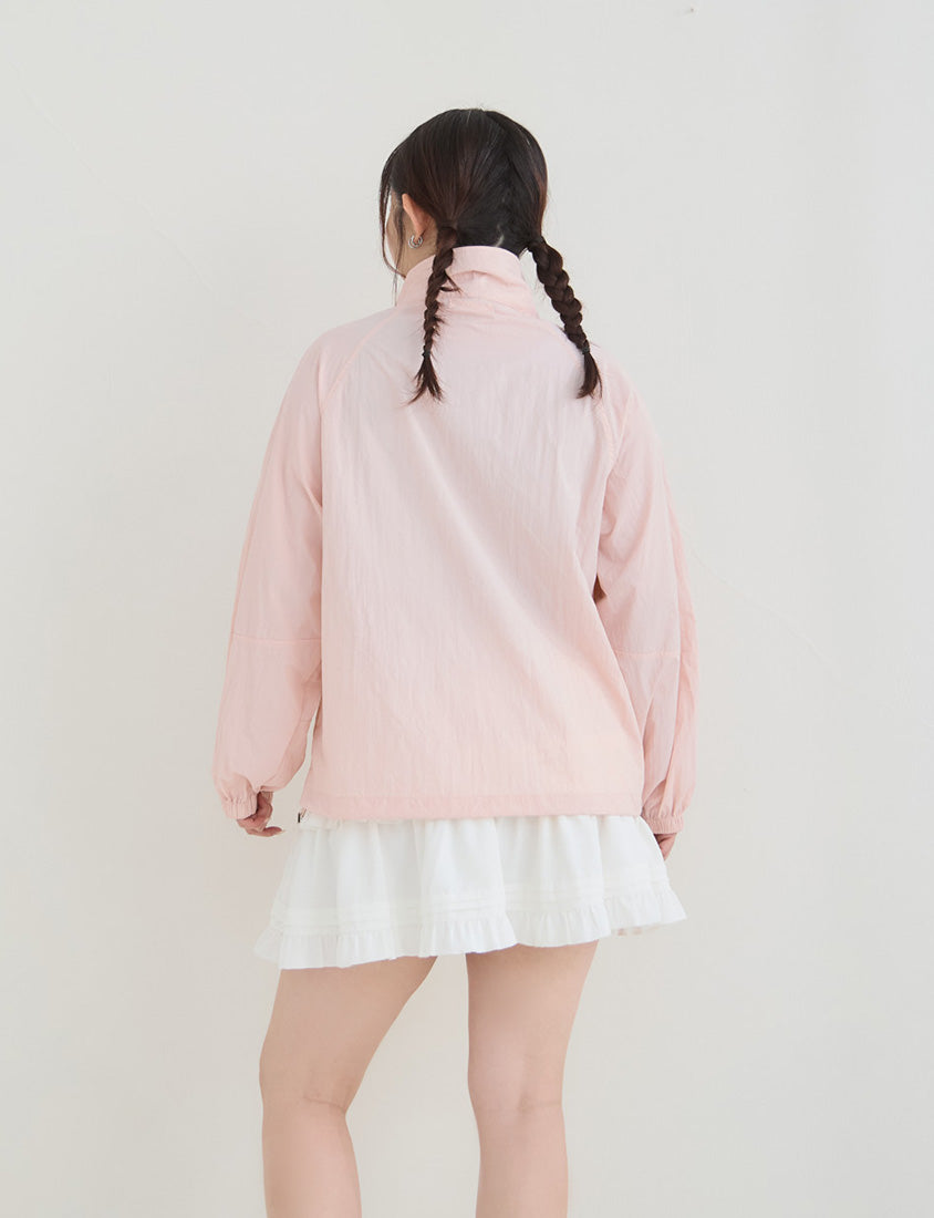 Instant Icy Cooling Contrast Sport Plus Size Jacket