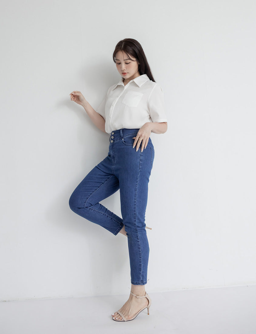 Cooling Tech Leg-Lengthening Plus Size Jeans