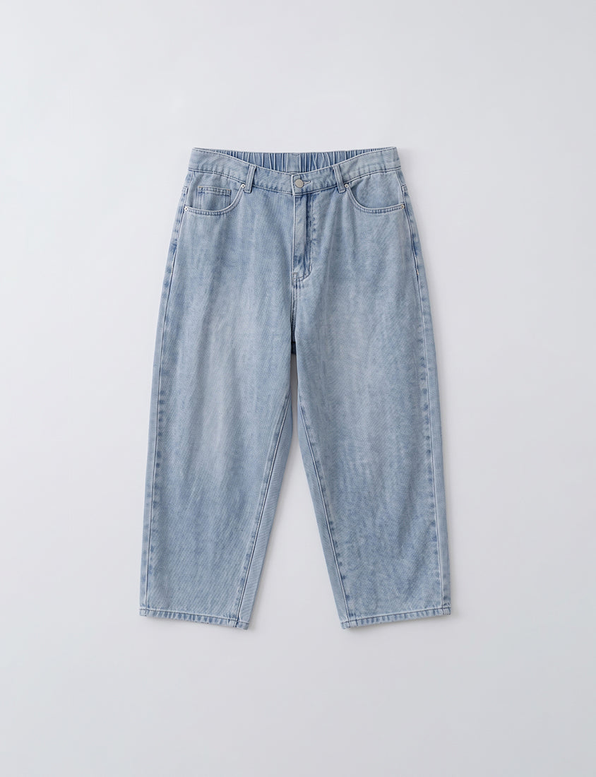 Pear-Shaped Friendly! Perfect Fit Slim Straight Cropped Plus Size Jeans