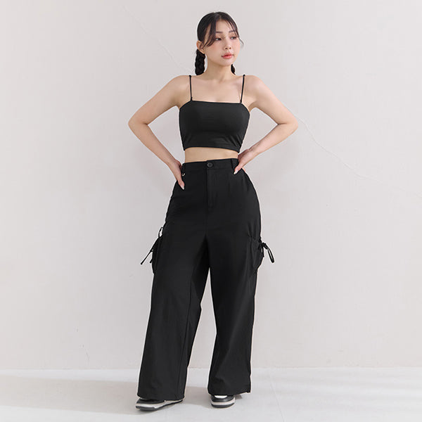 Instant Cooling UV-Protection Tie-Waist Plus Size Utility Pants