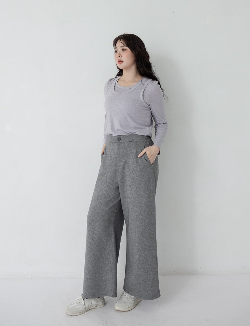 Apple-Shaped Friendly! Perfect Fit Anti-Pilling Cloud Cotton Plus Size Long Pants