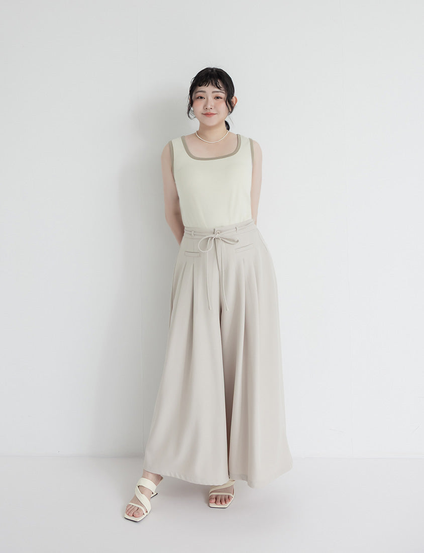 MISS. Cooling Liquid Touch Cotton Square Neck Plus Size Tank Top