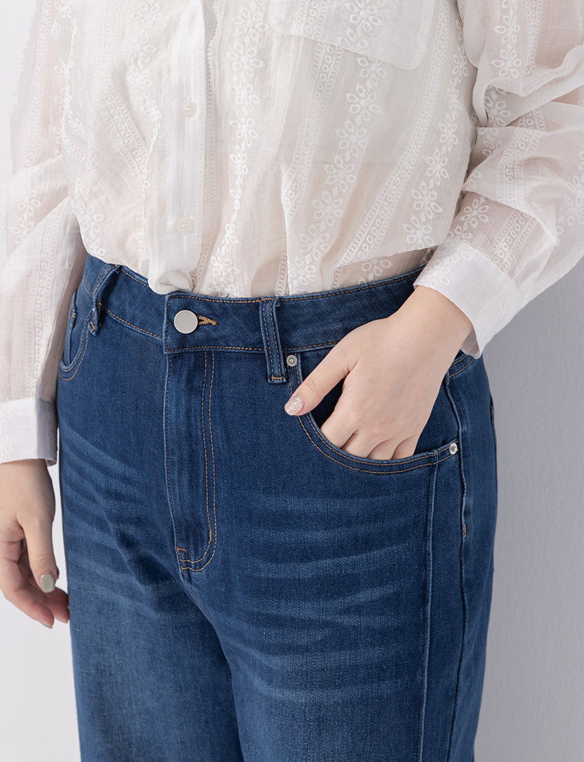 Perfect Long-Leg Stretchy Plus Size Jeans (Short)