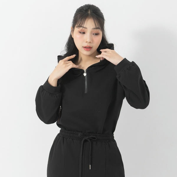 Comfort Deodorizing Brushed Lined Plus Size Hoodie