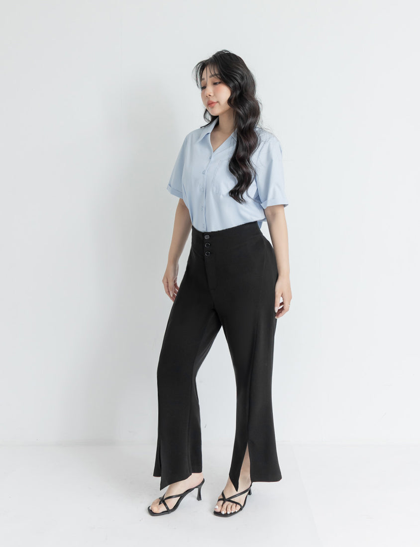 Instant Cool Cloud Cotton  Plus Size Flare Pants (Short)