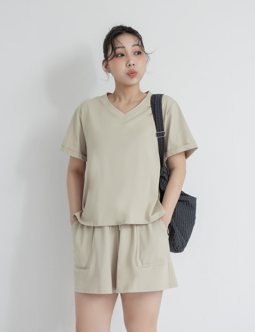 Instant Icy Cooling Sorona Drawstring Plus Size Shorts