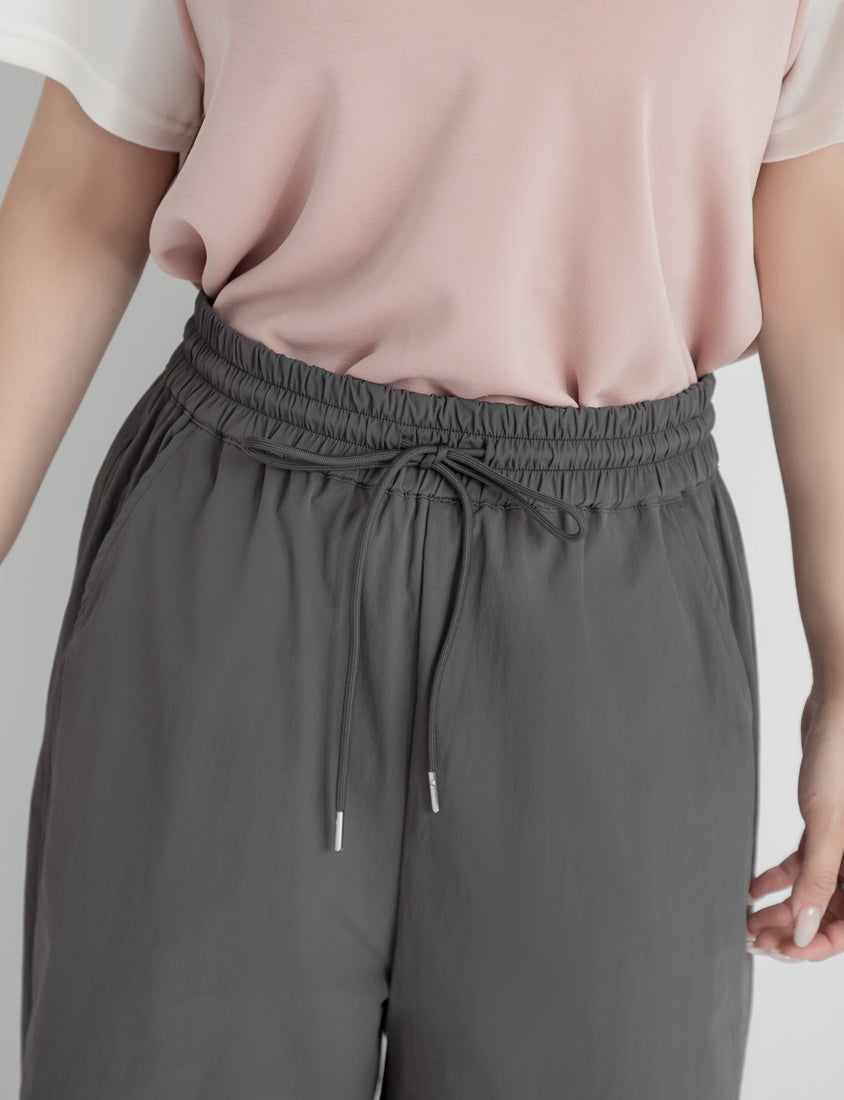 Instant Icy Cooling Sun Protection Slit Plus Size Wide-Leg Pants
