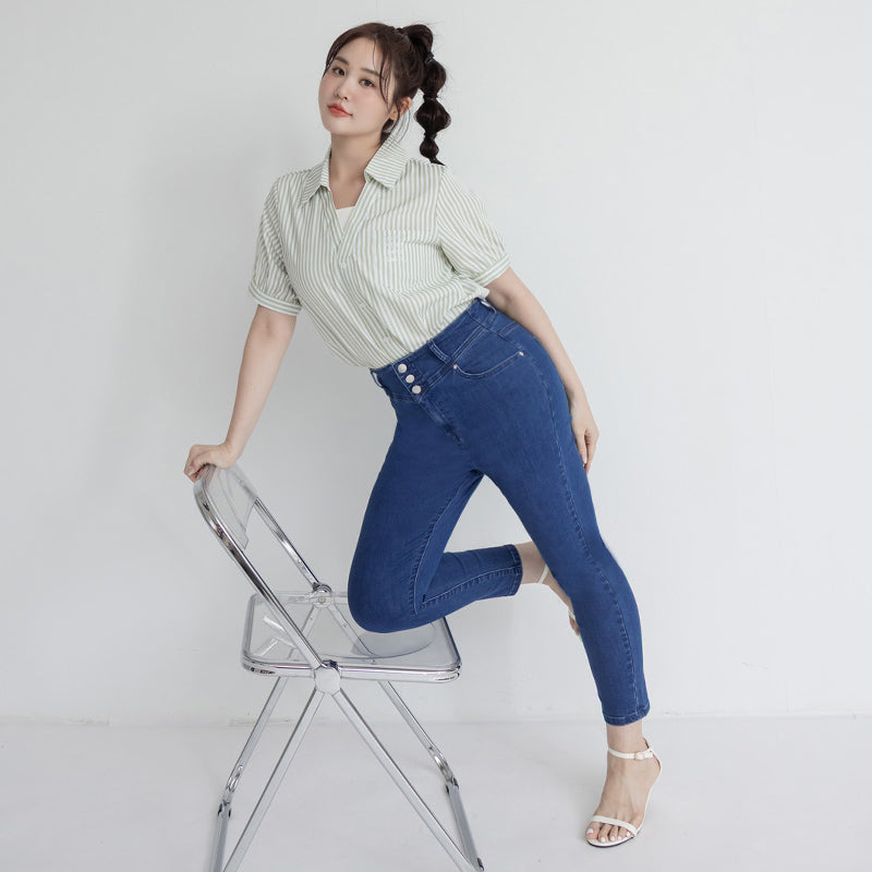 Cooling Tech Leg-Lengthening Plus Size Jeans