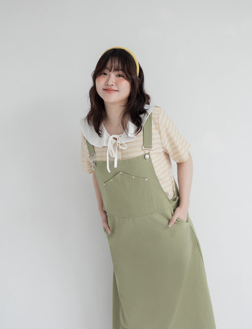 Fresh Contrast Ruffle Plaid Plus Size Shirt