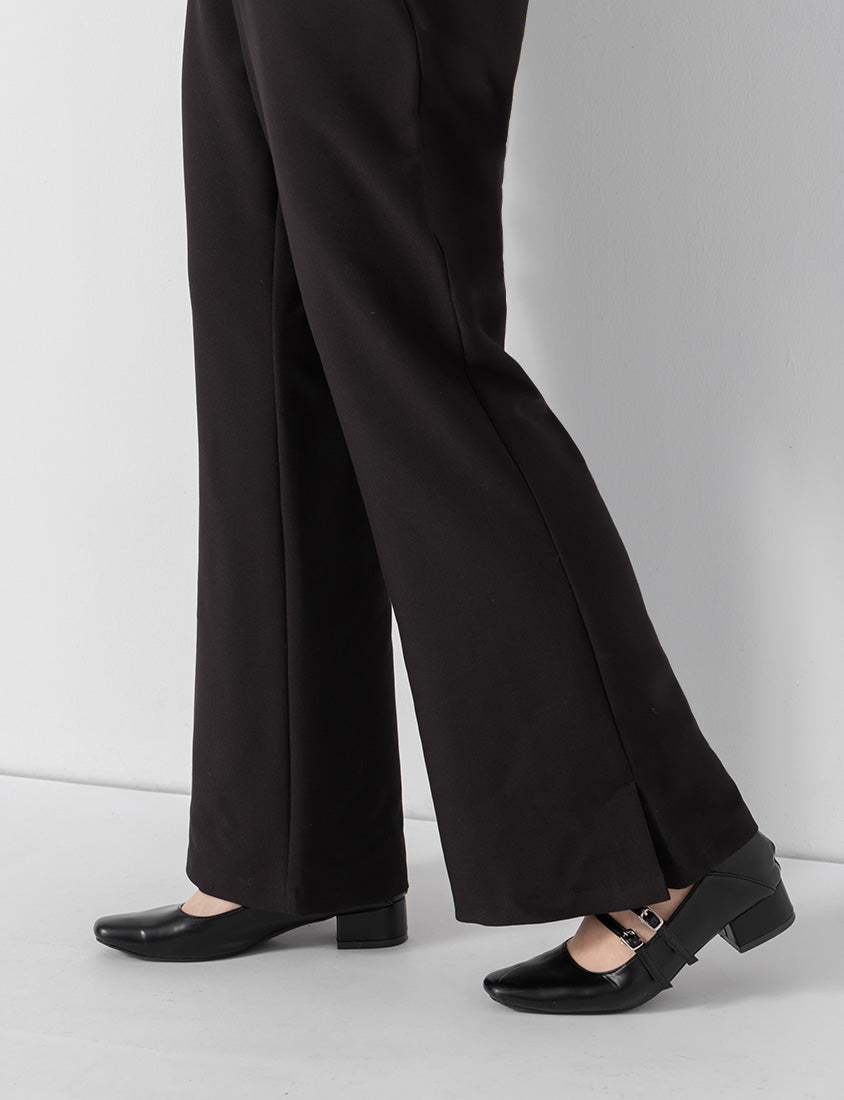 Perfect Proportion Slim Fit Plus Size Flared Trousers (Regular)