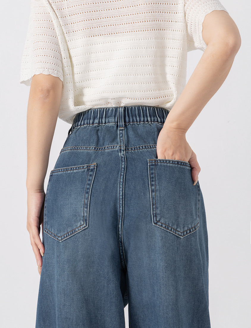 Pear-Shaped Friendly! Perfect Fit Slim Straight Cropped Plus Size Jeans