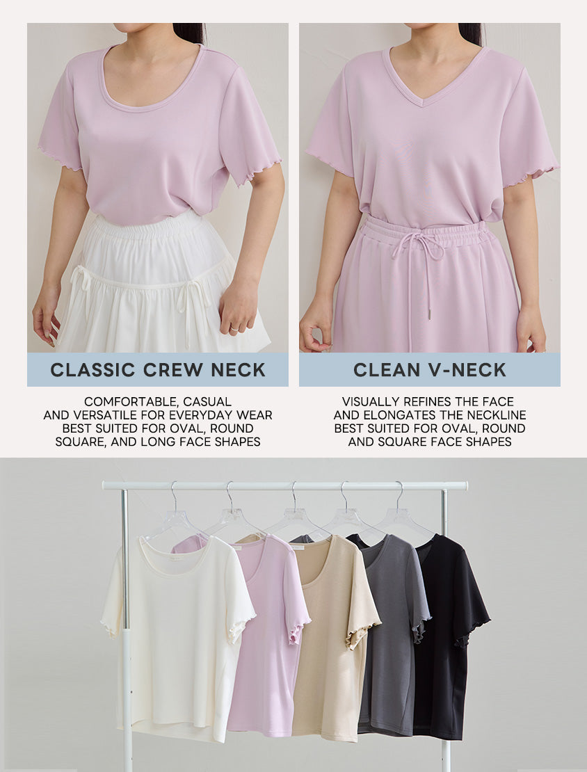 Instant Cool Cloud Cotton Crewneck Plus Size Tee