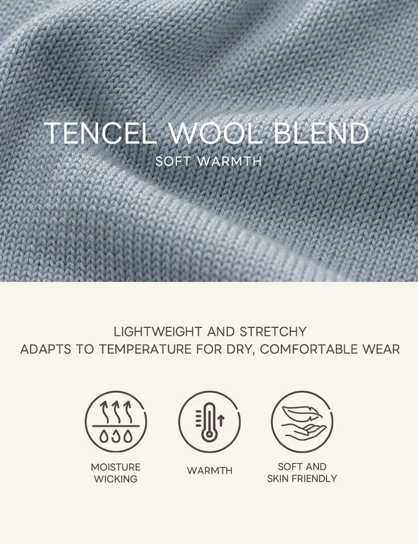 MISS. Soft Tencel Silky Wool Plus Size Knit Vest