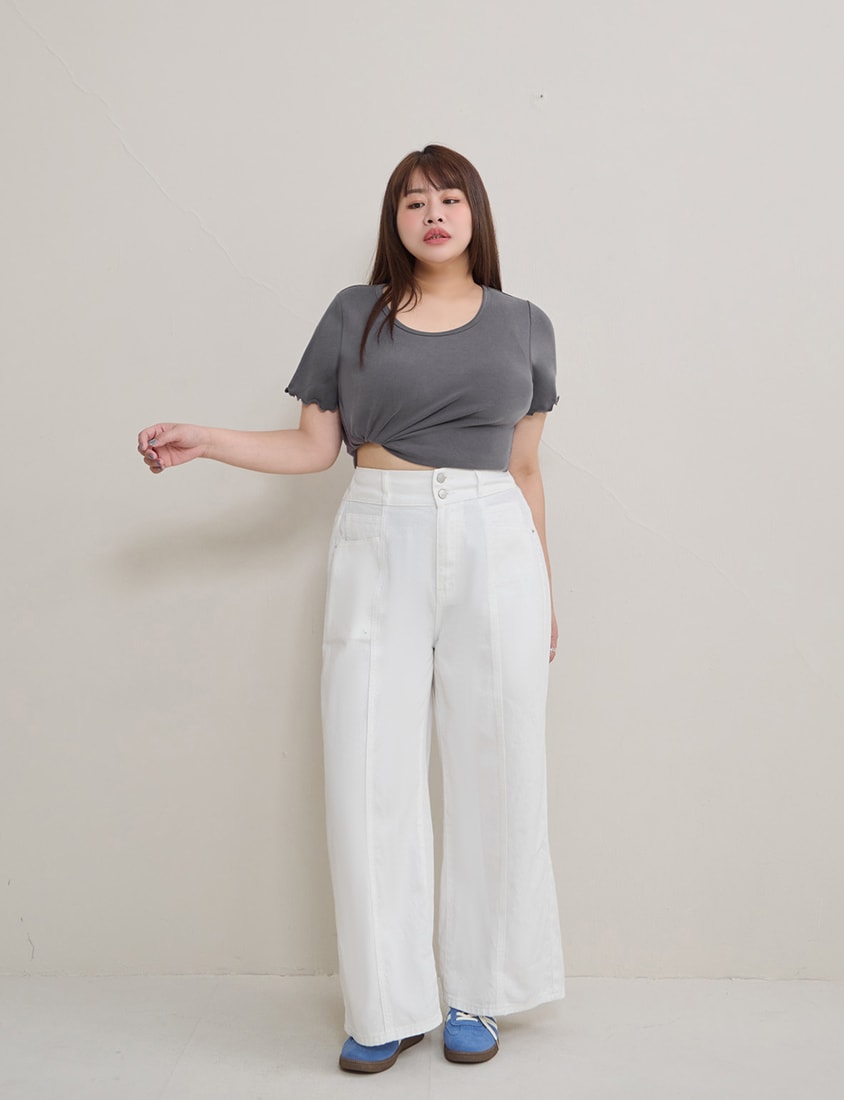 Instant Cool Cloud Cotton Crewneck Plus Size Tee