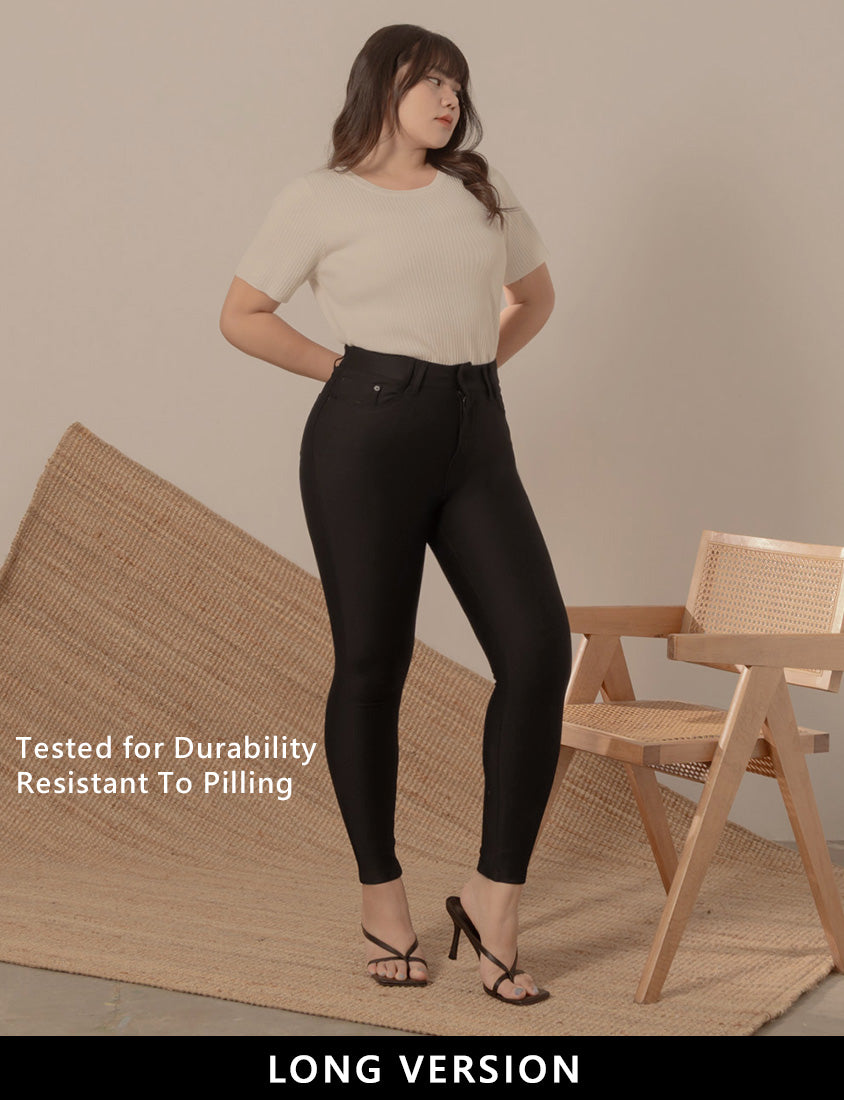 Perfect Proportion Anti-Pilling Plus Size Stretch Pants (Tall Length)