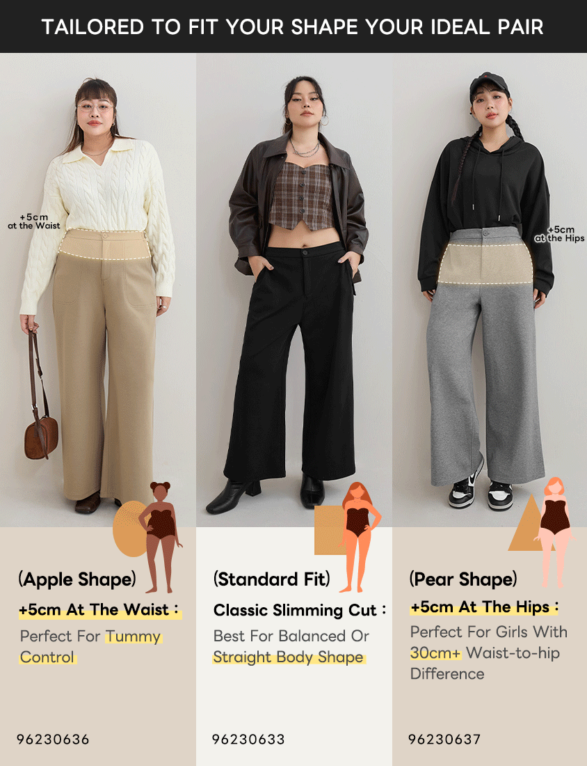 Standard Perfect Fit Anti-Pilling Cloud Cotton Plus Size Long Pants