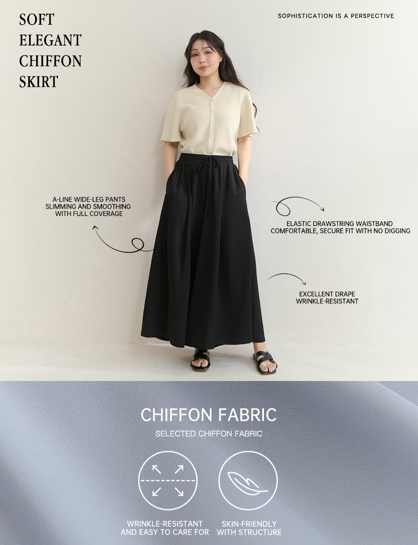 Flattering Pleated Plus Size Wide-Leg Pants