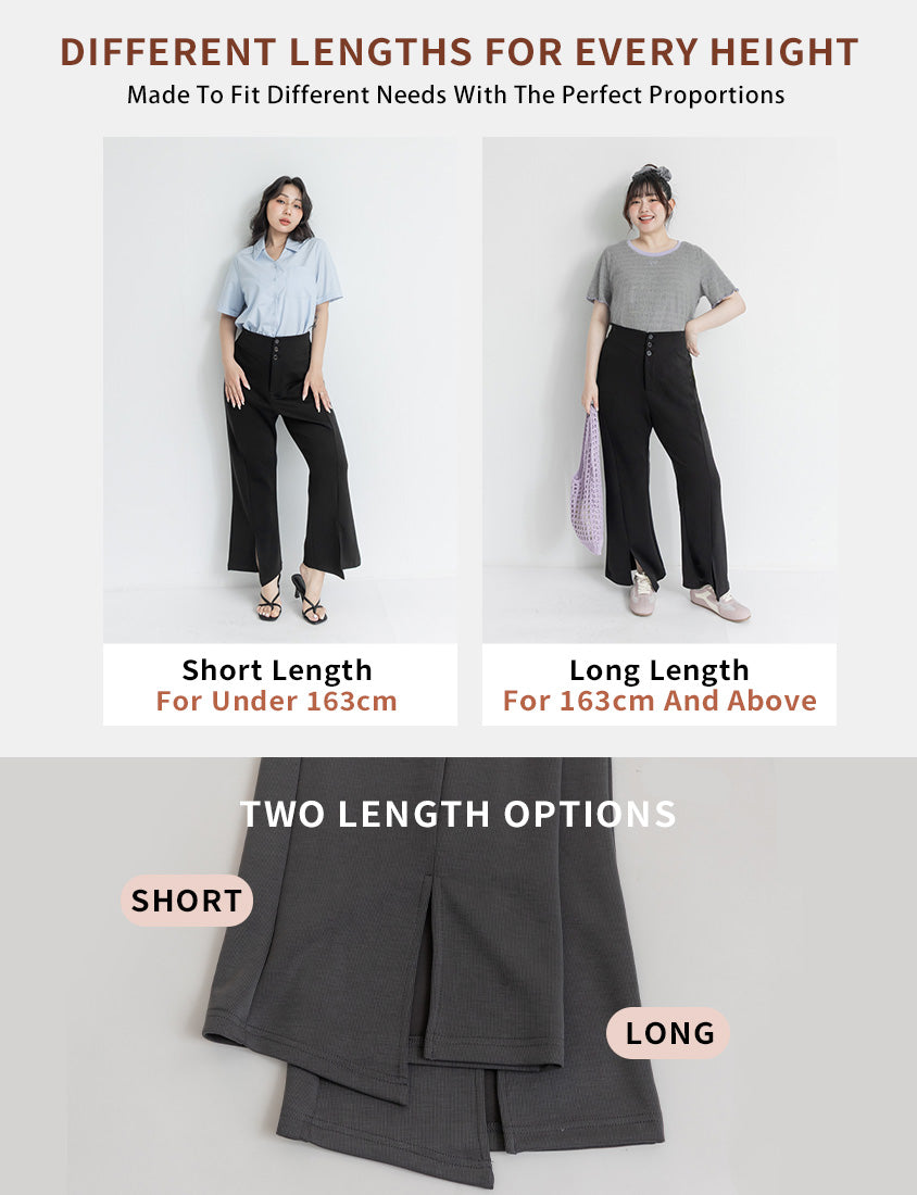 Instant Cool Cloud Cotton  Plus Size Flare Pants (Long)