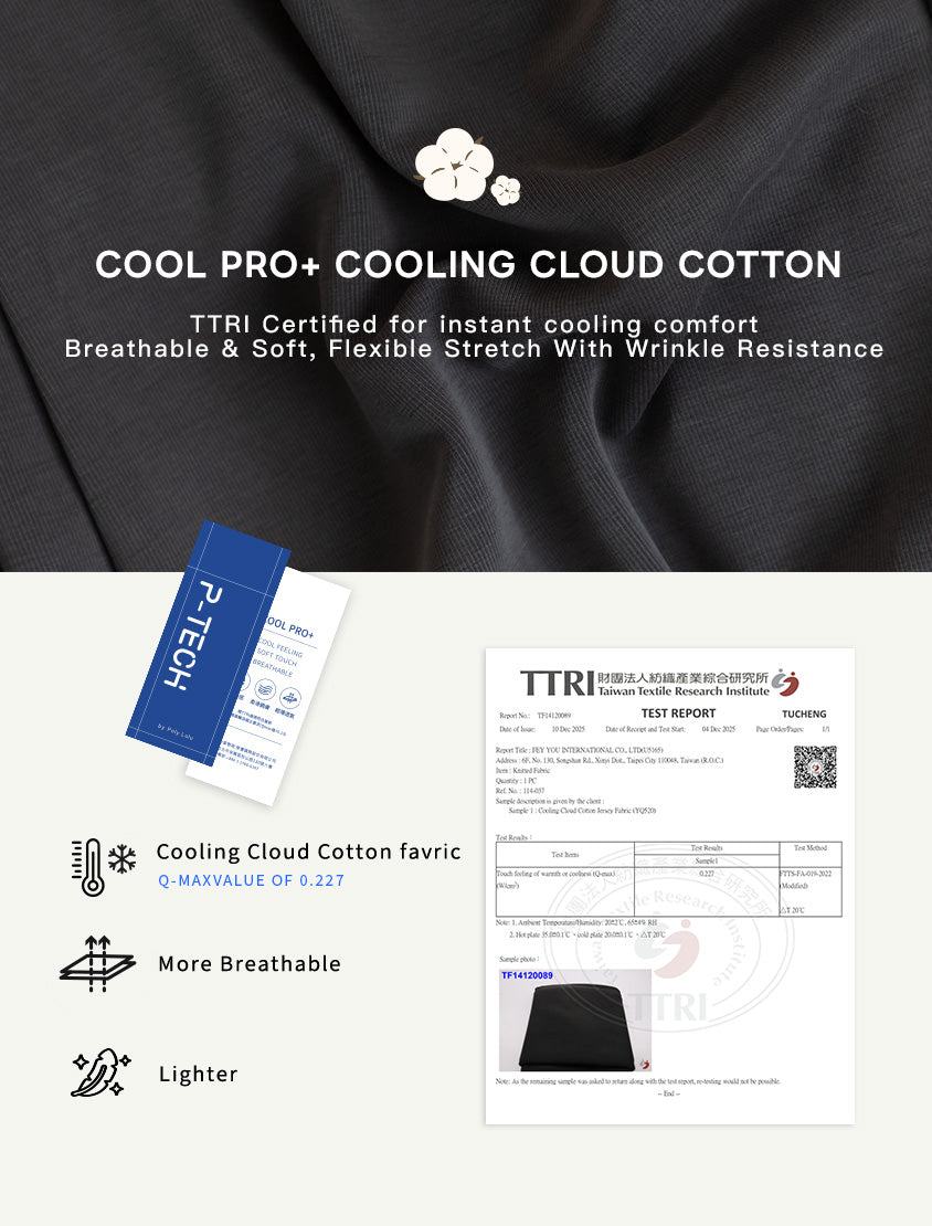 Instant Cool Cloud Cotton  Plus Size Flare Pants (Long)