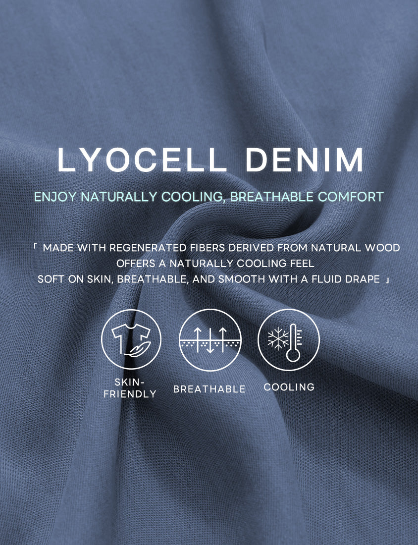 Cooling Lyocell Slimming Plus Size Boyfriend Jeans