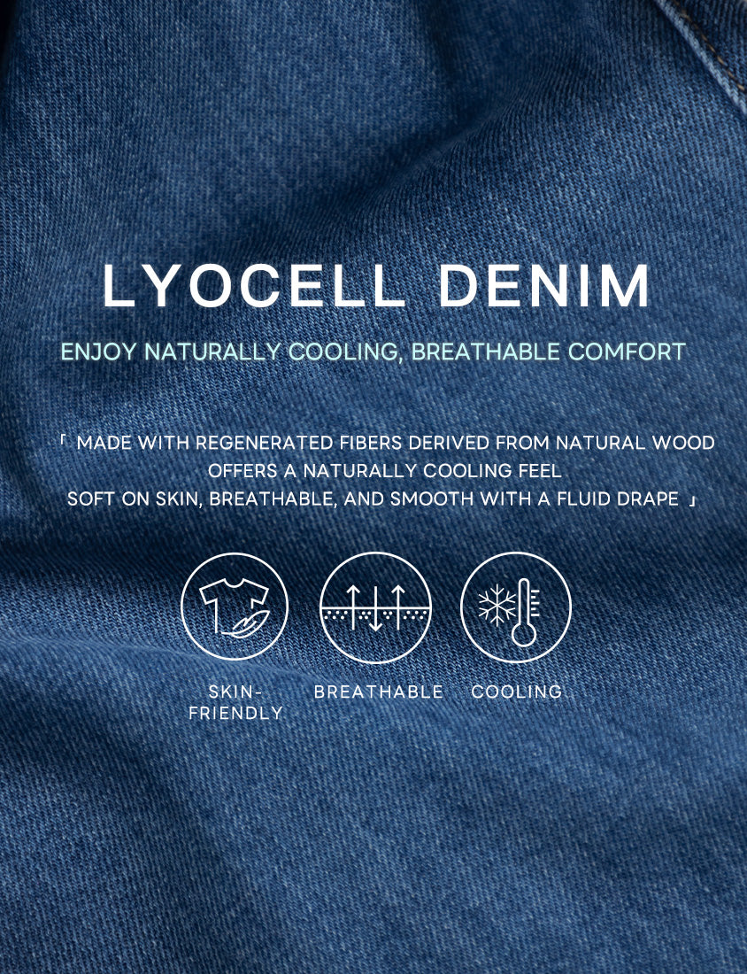 Slim Stitch Distressed Lyocell Denim Plus Size Jeans