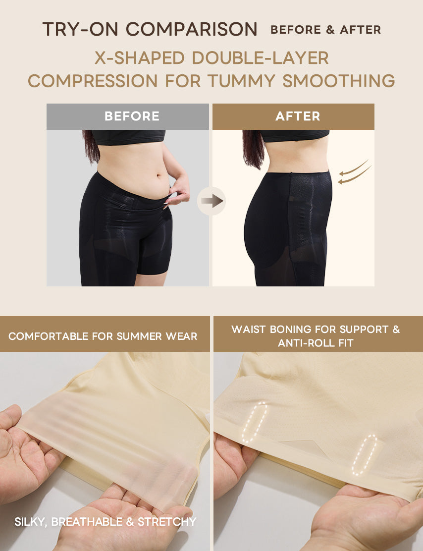 Hip-lifting Airy Waist Plus Size Sculpting Pants