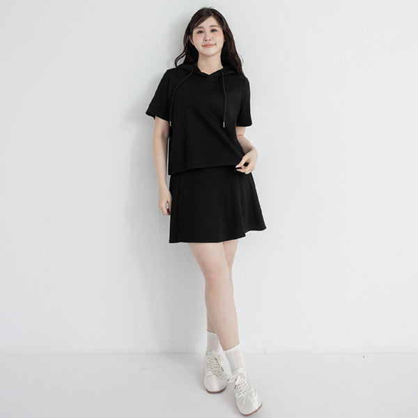 Skin-friendly Sand-Washed Cloud Cotton Plus Size Lounge Set